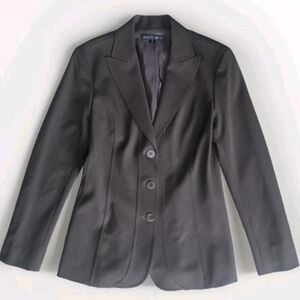 Lafayette 148 New York Women’s Blazer Size 2 Brown 3 Button Career Work Office